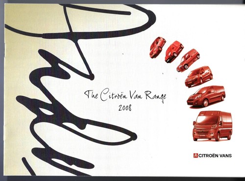Citroen van range 2008 - range, uk