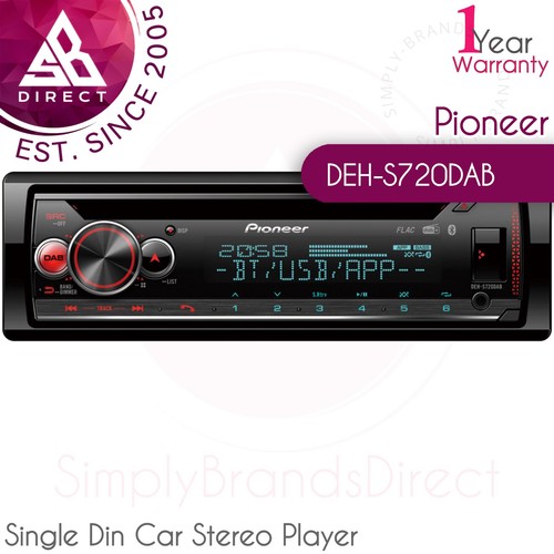 Pioneer deh s720dab single din - deh-s720dab,