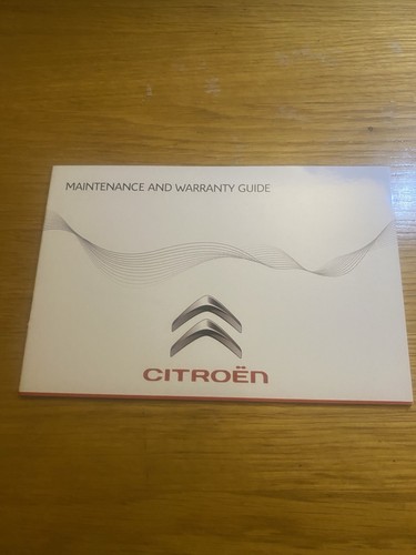 Citroen service book - service,