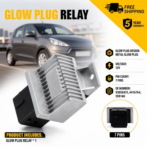Glow plug control - glow, relay