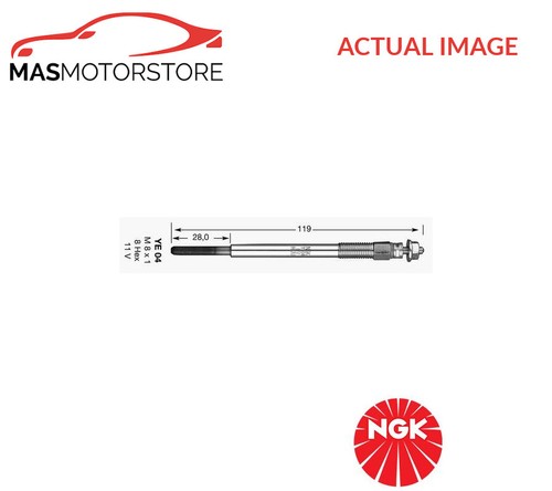 Engine glow plug ngk 1684 - engine,