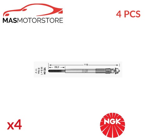 Engine glow plugs ngk - glow, 1684