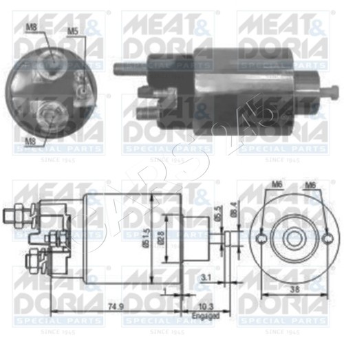 Starter solenoid switch for - solenoid,
