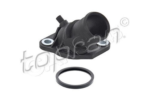 Coolant flange cylinder head - coolant,